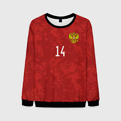 Свитшот мужской Джикия, форма сборной России, цвет: 3D-черный