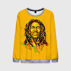 Свитшот мужской Радостный Боб, цвет: 3D-меланж