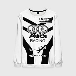 Свитшот мужской Audi Quattro, цвет: 3D-белый