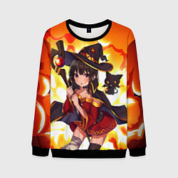 Свитшот мужской MeguminYunyun, цвет: 3D-черный