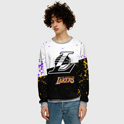 Свитшот мужской Коби Брайант Los Angeles Lakers,, цвет: 3D-меланж — фото 2