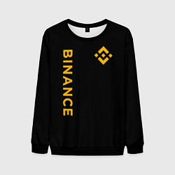 Мужской свитшот БИНАНС ЛОГО КАРБОН BINANCE LOGO