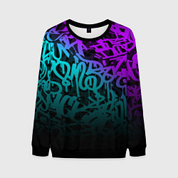Мужской свитшот НЕОНОВОЕ ГРАФФИТИ NEON