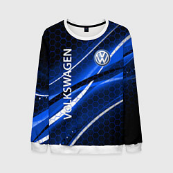 Свитшот мужской VOLKSWAGEN LOGO SPORT, цвет: 3D-белый