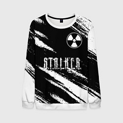 Свитшот мужской S T A L K E R 2: Тени Чернобыля, цвет: 3D-белый