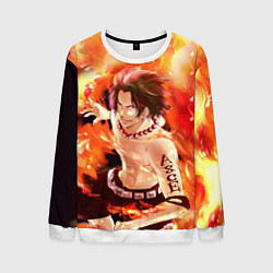 Свитшот мужской ONE PIECE ASCE HERO, цвет: 3D-белый