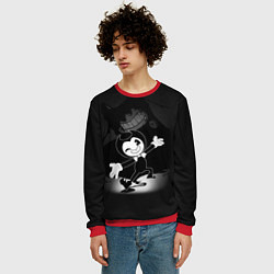 Свитшот мужской BENDY - БЕНДИ ИГРА, цвет: 3D-красный — фото 2