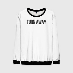 Свитшот мужской TURN AWAY, цвет: 3D-черный