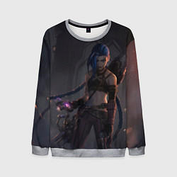 Свитшот мужской Дерзкая Джинкс, цвет: 3D-меланж