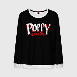 Свитшот мужской Poppy Playtime: Logo, цвет: 3D-белый