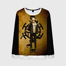 Свитшот мужской Трафальгар Ло One Piece c нодати, цвет: 3D-белый