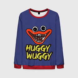 Свитшот мужской Huggy Wuggy: Smile, цвет: 3D-красный