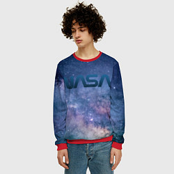 Свитшот мужской Nasa cosmos, цвет: 3D-красный — фото 2