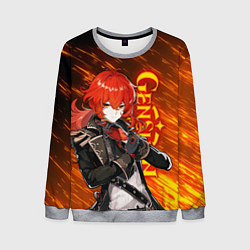 Свитшот мужской GENSHIN IMPACT, ДИЛЮК DILUC, цвет: 3D-меланж