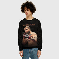 Свитшот мужской Alexander The Grim Reape, цвет: 3D-черный — фото 2