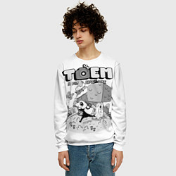 Свитшот мужской TOEM A PHOTO ADVENTURE, цвет: 3D-белый — фото 2