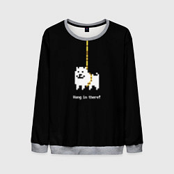 Свитшот мужской UNDERTALE DOG НА КАНАТЕ, цвет: 3D-меланж