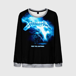 Свитшот мужской Ride the Lightning Metallica, цвет: 3D-меланж