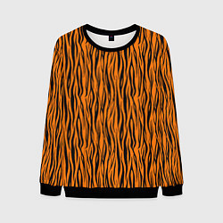 Свитшот мужской Тигровые Полосы, цвет: 3D-черный