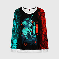 Свитшот мужской GENSHIN IMPACT XIAO ГЕНШИН ИМПАКТ СЯО, цвет: 3D-белый