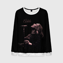 Свитшот мужской Песнь Адель, цвет: 3D-белый