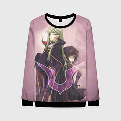 Мужской свитшот Code Geass, Лелуш Ламперуж и C C