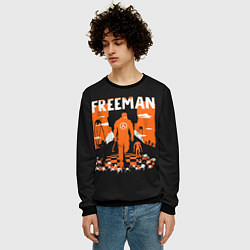 Свитшот мужской Walkin Freeman, цвет: 3D-черный — фото 2