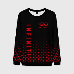 Свитшот мужской INFINITI ИНФИНИТИ ЗВЕЗДЫ, цвет: 3D-черный