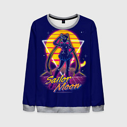 Свитшот мужской Сейлор Мун космос, цвет: 3D-меланж