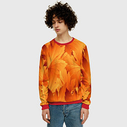 Свитшот мужской Кленовая сладость, цвет: 3D-красный — фото 2