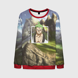 Свитшот мужской Ван-Пис One Piece, Зоро Ророноа Zoro Roronoa, цвет: 3D-красный