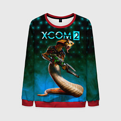 Свитшот мужской XCOM ИКС КОМ рептилия, цвет: 3D-красный