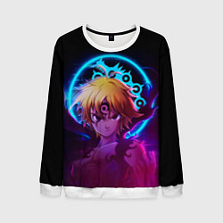 Свитшот мужской MELIODAS 7 DAEDLY SINS МЕЛИОДАС, цвет: 3D-белый