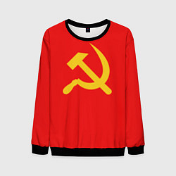 Свитшот мужской Красный Советский союз, цвет: 3D-черный