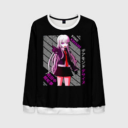Свитшот мужской Кёко Киригири - Danganronpa, цвет: 3D-белый