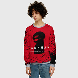Свитшот мужской HAWKMAN BERSERK, цвет: 3D-меланж — фото 2