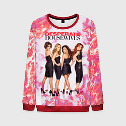 Свитшот мужской Отчаянные домохозяйки, героини, цвет: 3D-красный