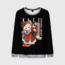 Свитшот мужской GENSHIN IMPACT, KLEE POSTER, цвет: 3D-меланж