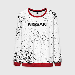 Свитшот мужской Nissan ниссан, цвет: 3D-красный