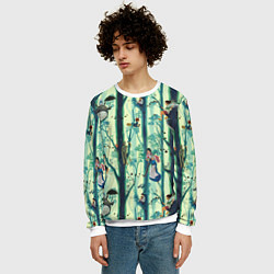 Свитшот мужской Ghibli All, цвет: 3D-белый — фото 2