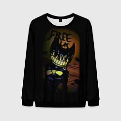 Свитшот мужской Бенди Bendy And The Ink Machine, цвет: 3D-черный