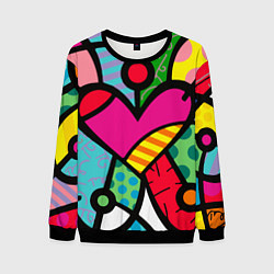 Свитшот мужской Ромеро Бритто Арт, цвет: 3D-черный