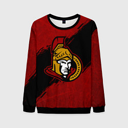 Свитшот мужской Оттава Сенаторз , Ottawa Senators, цвет: 3D-черный