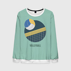 Свитшот мужской Volleyball Спорт, цвет: 3D-белый