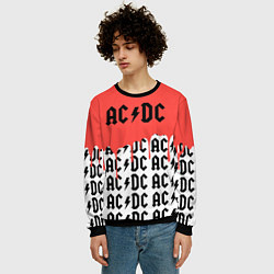 Свитшот мужской Ac dc rock, цвет: 3D-черный — фото 2
