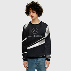 Свитшот мужской Mercedes-Benz Sport, цвет: 3D-черный — фото 2
