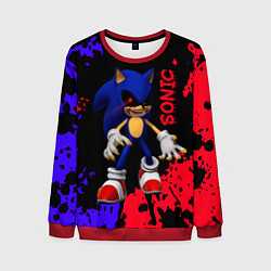 Свитшот мужской Соник екзе Sonic exe, цвет: 3D-красный