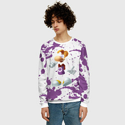 Свитшот мужской РЭЙМАН RAYMAN LEGENDS, цвет: 3D-белый — фото 2