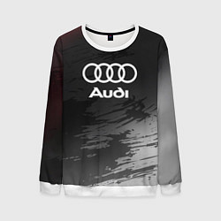 Свитшот мужской Audi туман, цвет: 3D-белый