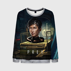 Свитшот мужской PREY game woman, цвет: 3D-меланж